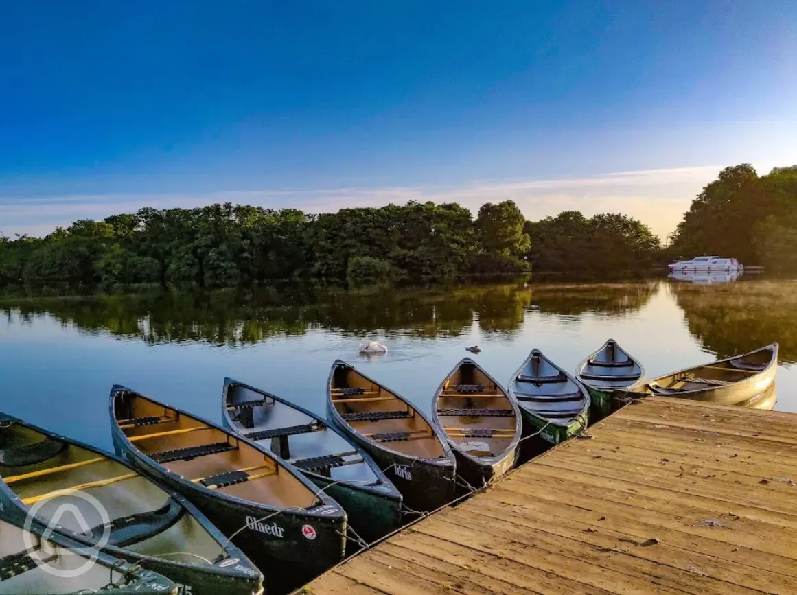 Canoe hire available