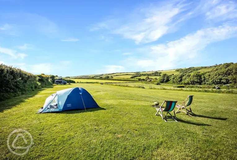 Camping on a non electric pitch
