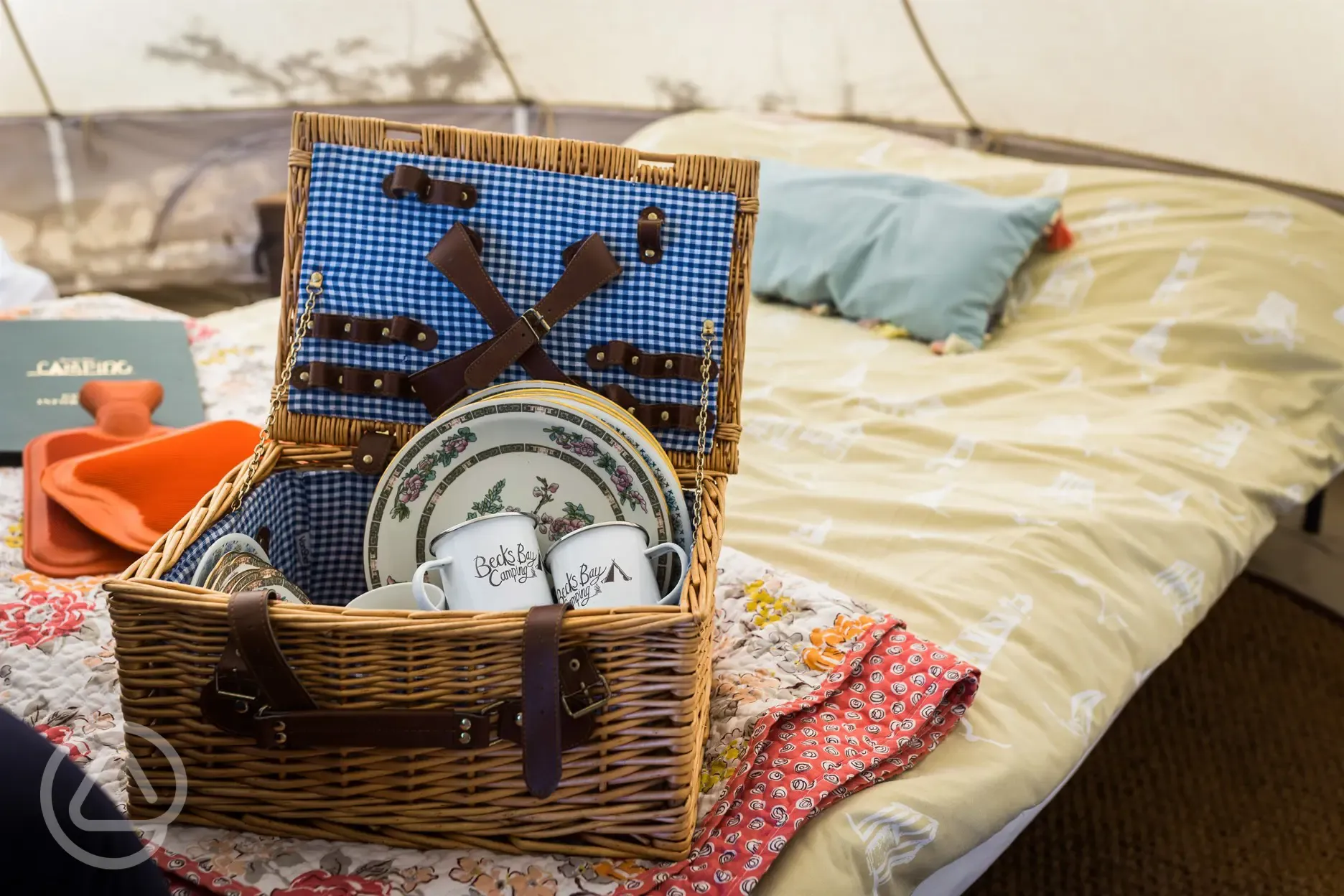 Bell tent interior