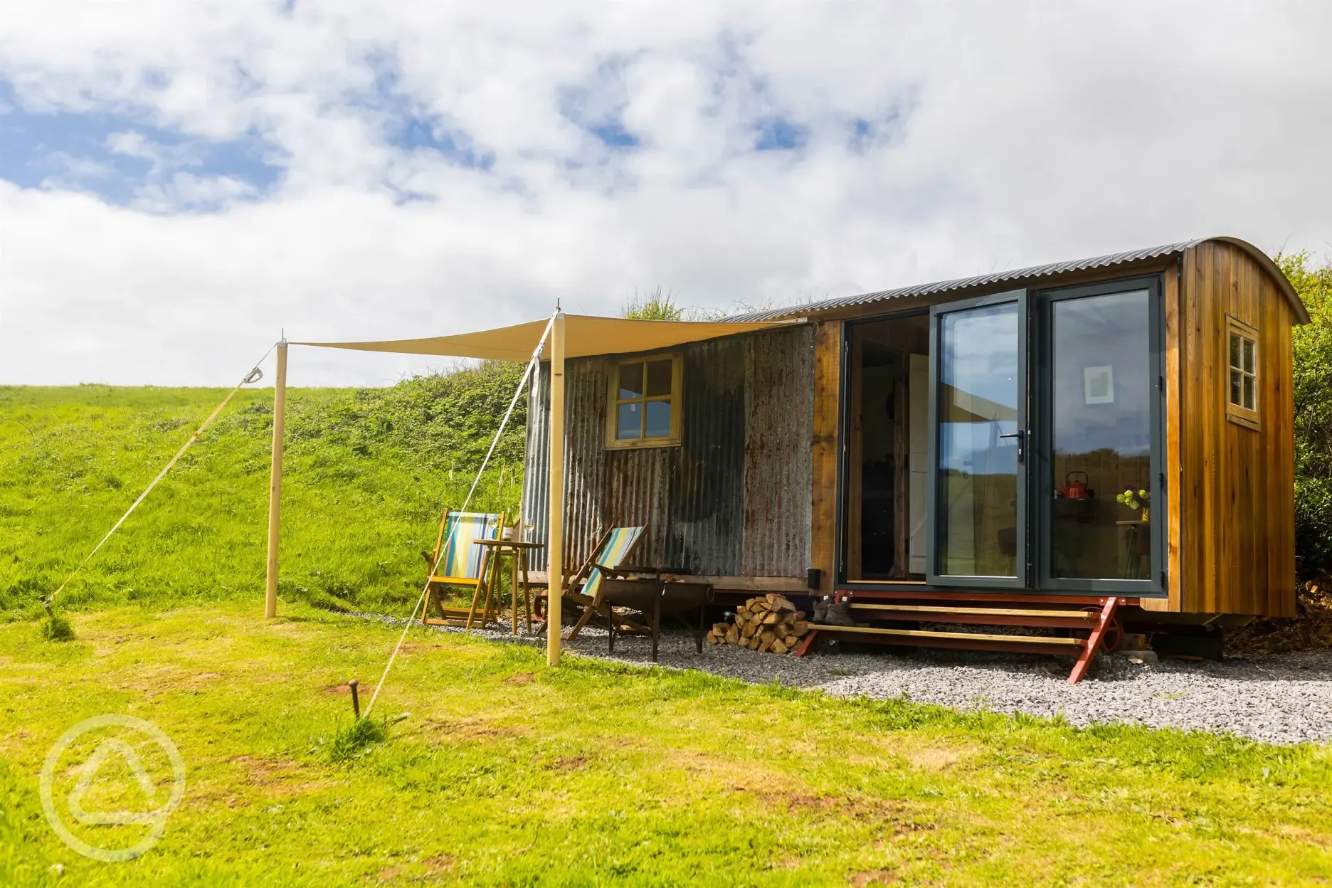 Sand top shepherd's hut