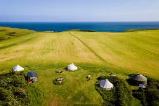 Becks Bay Camping and Glamping, Penally, Tenby, Pembrokeshire (4.6 miles)