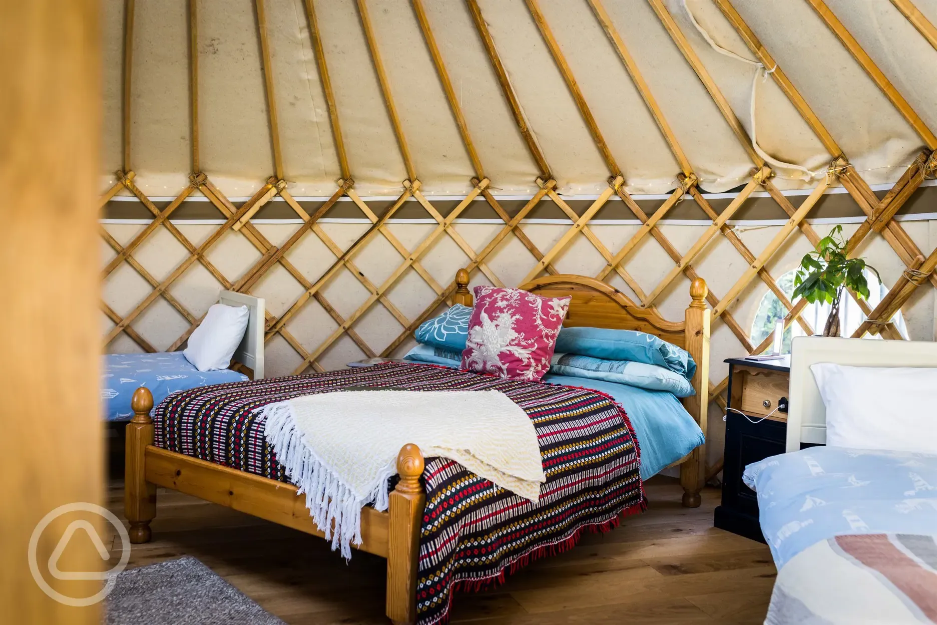 Barafundle Yurt interior