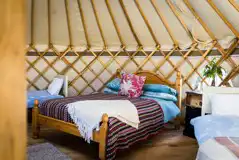Barafundle Yurt interior