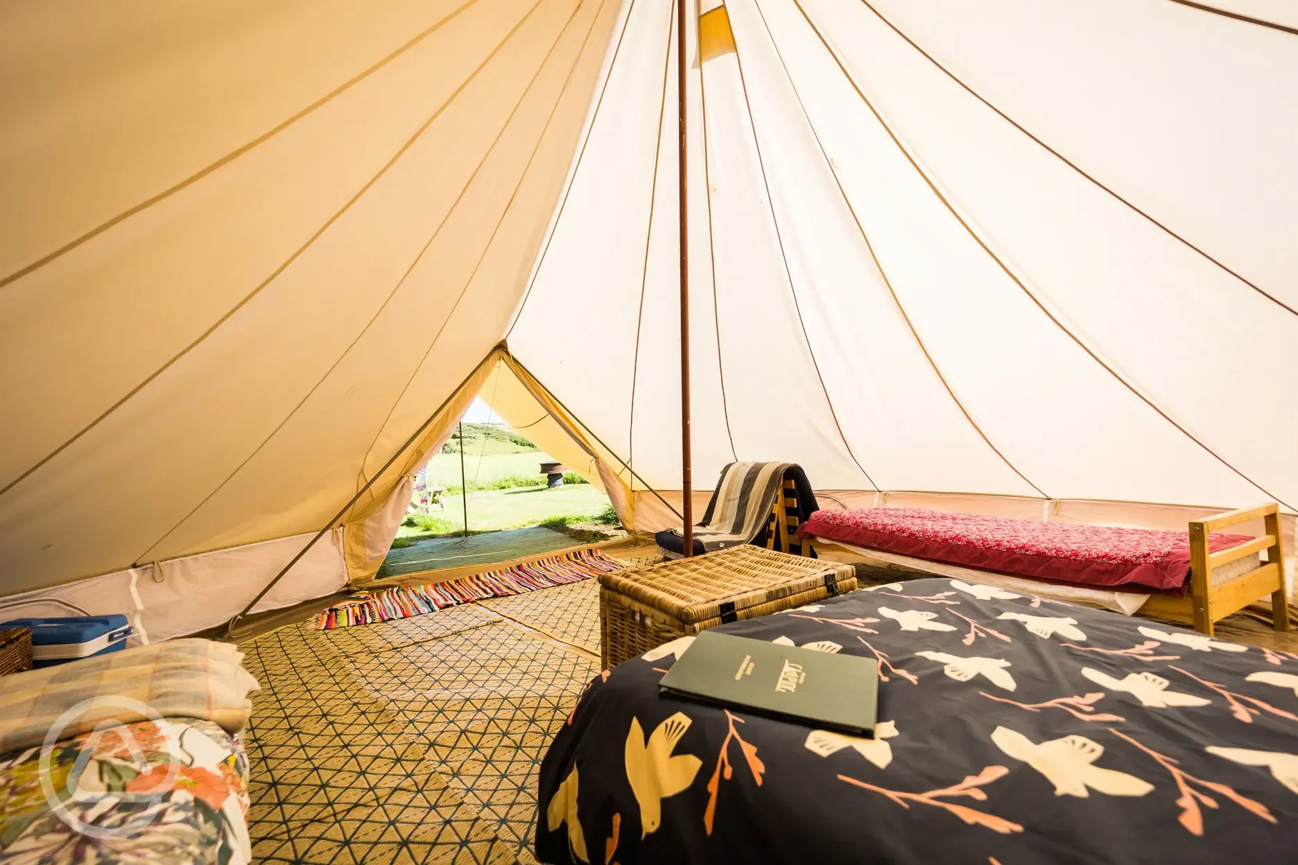 Fresh West bell tent interior