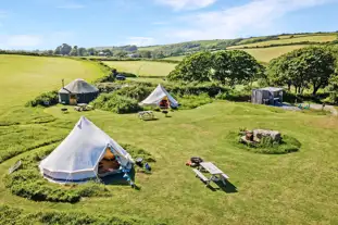 Becks Bay Camping and Glamping, Penally, Tenby, Pembrokeshire (2.5 miles)