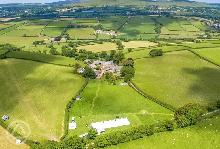 Aerial of the site