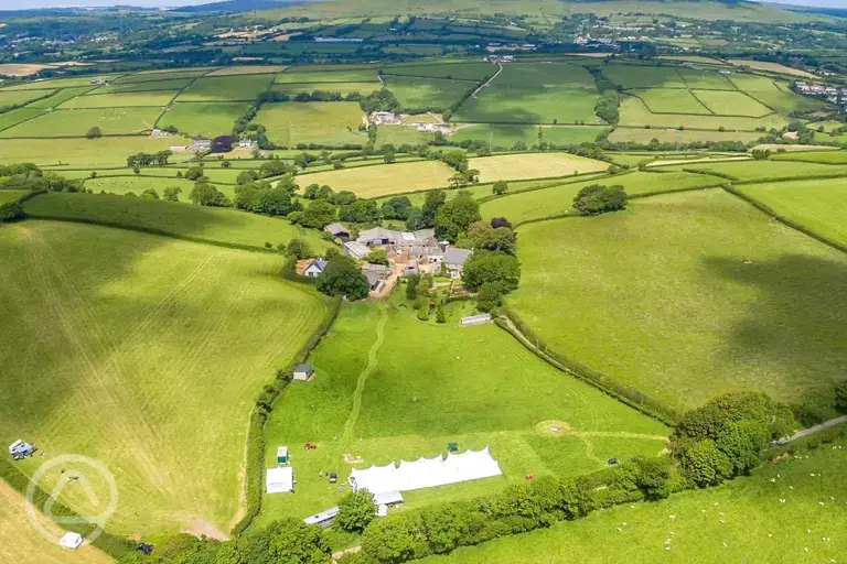 Aerial of the site