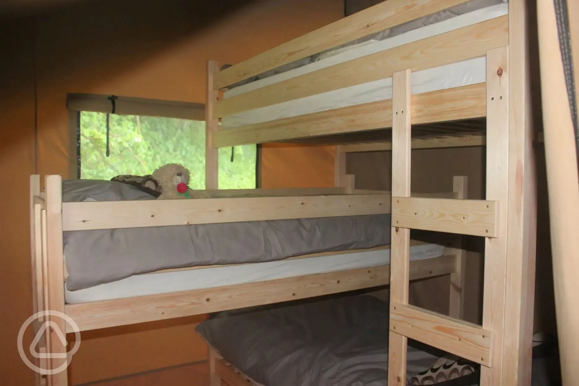 Hazel safari tent triple bedroom 