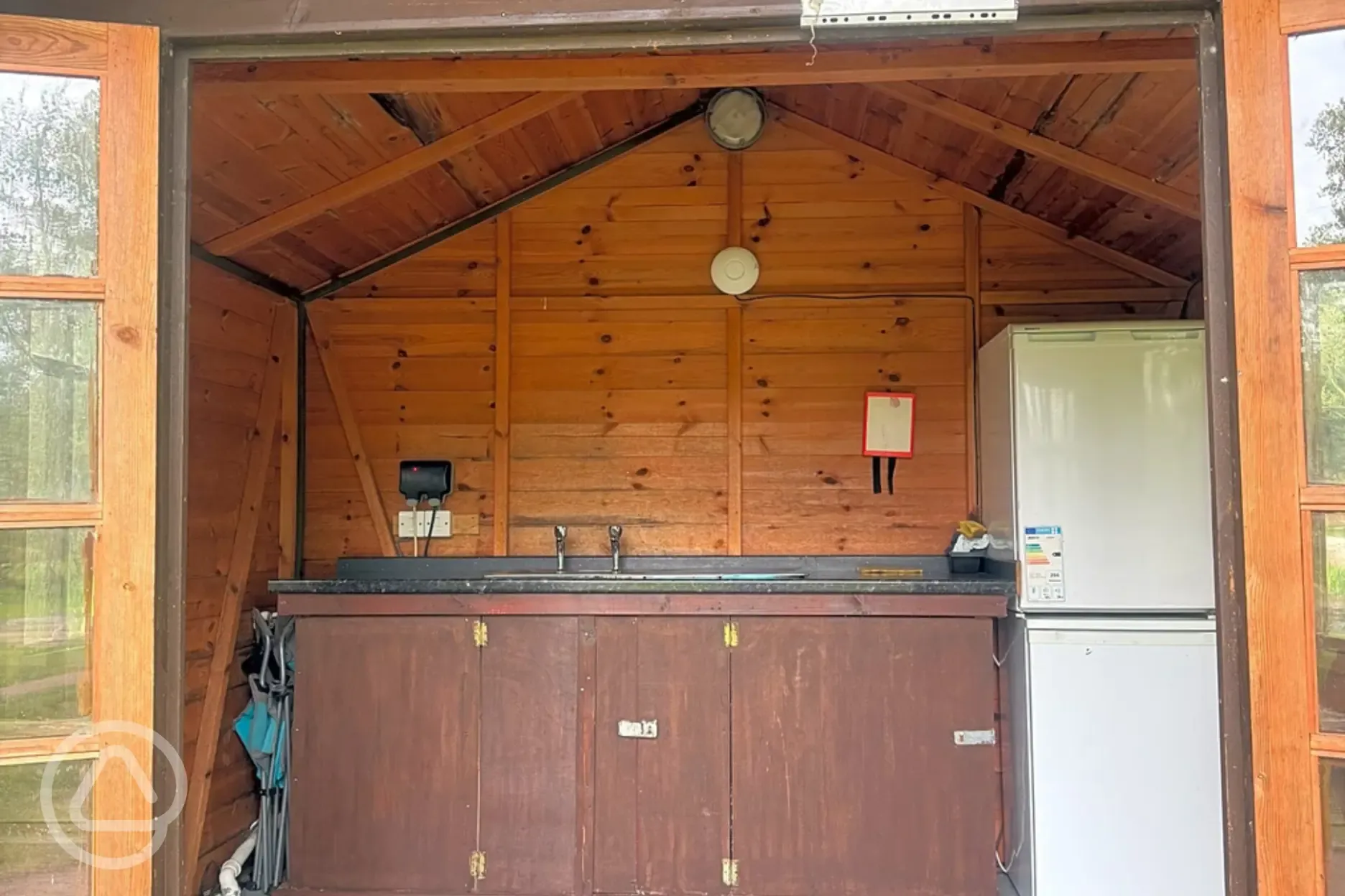 Washing up area