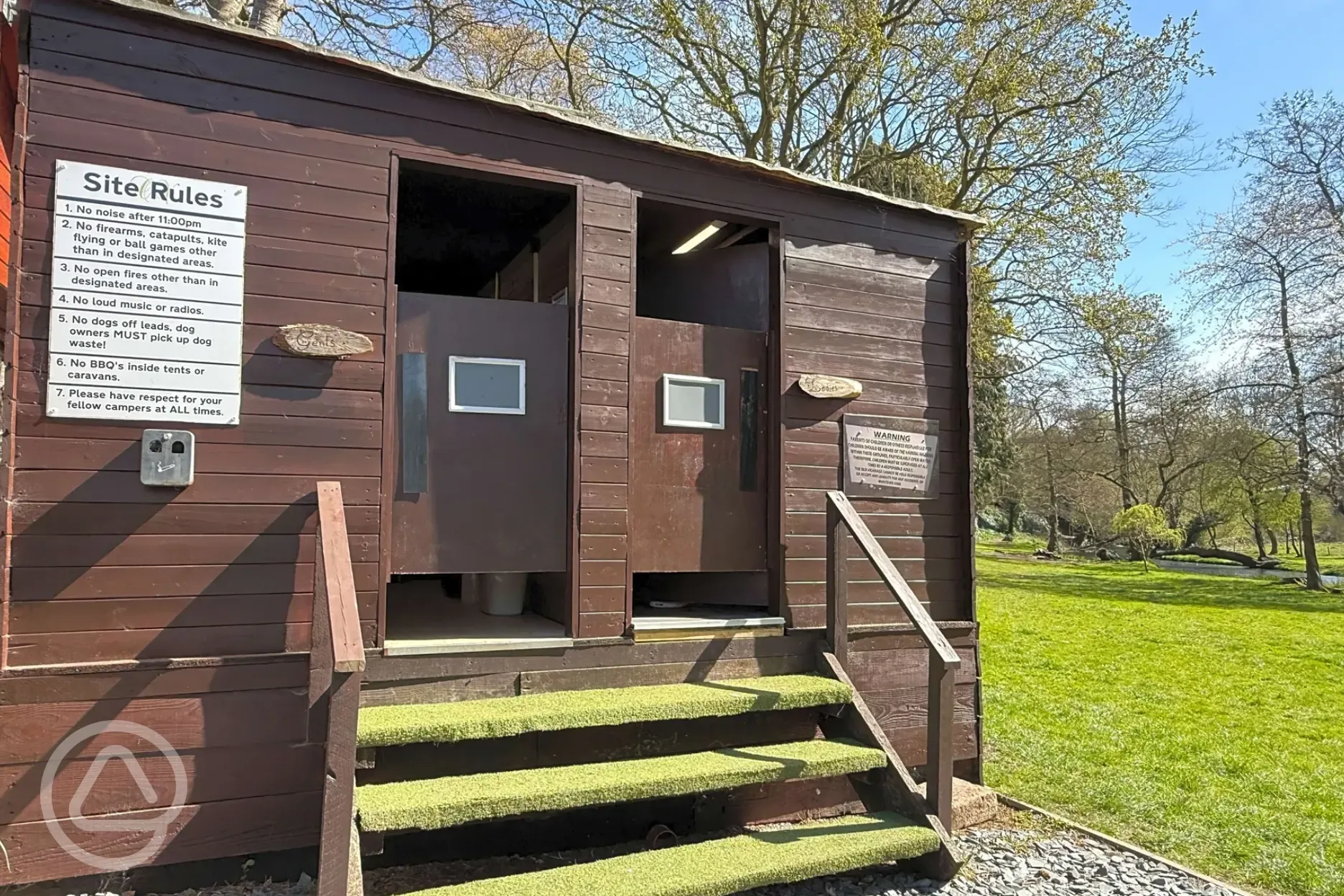 Toilet and shower cabins