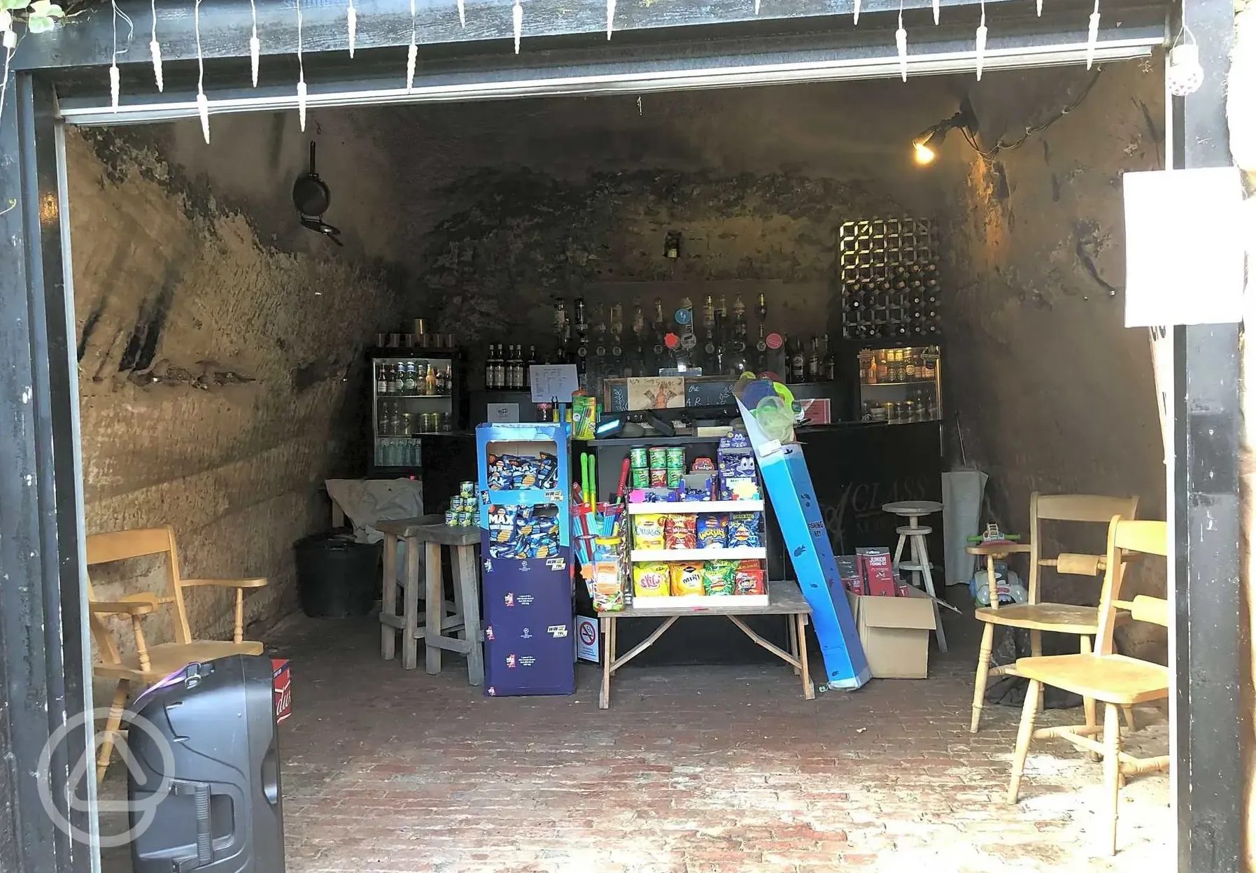 Cave bar - open during bank holidays only