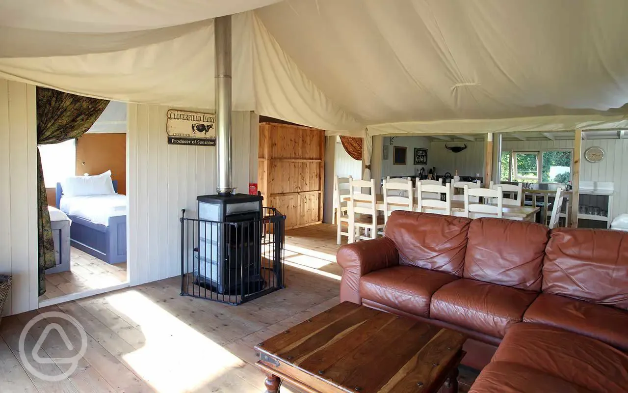 Inside Zambezi Lodge at The Hideaway