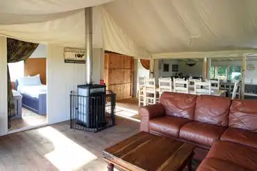 Inside Zambezi Lodge at The Hideaway