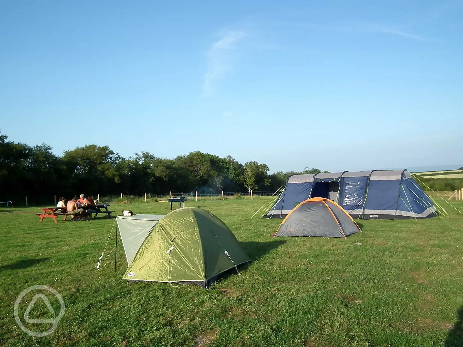Camping pitches Chelsfield Farm Shop and Campsite