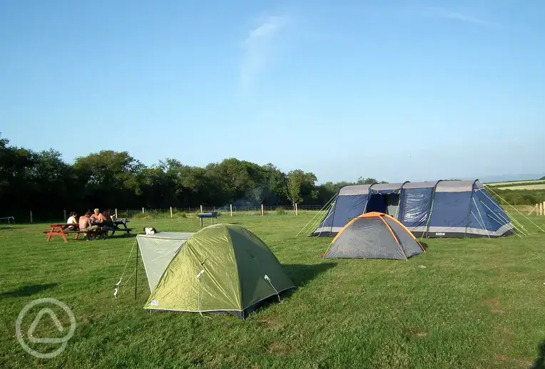 Camping pitches Chelsfield Farm Shop and Campsite