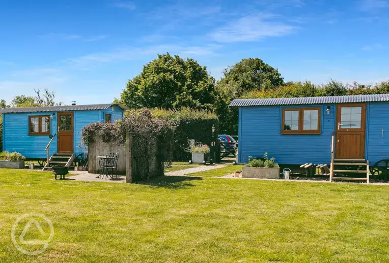 Shepherd's huts at Morndyke Shepherds' Huts