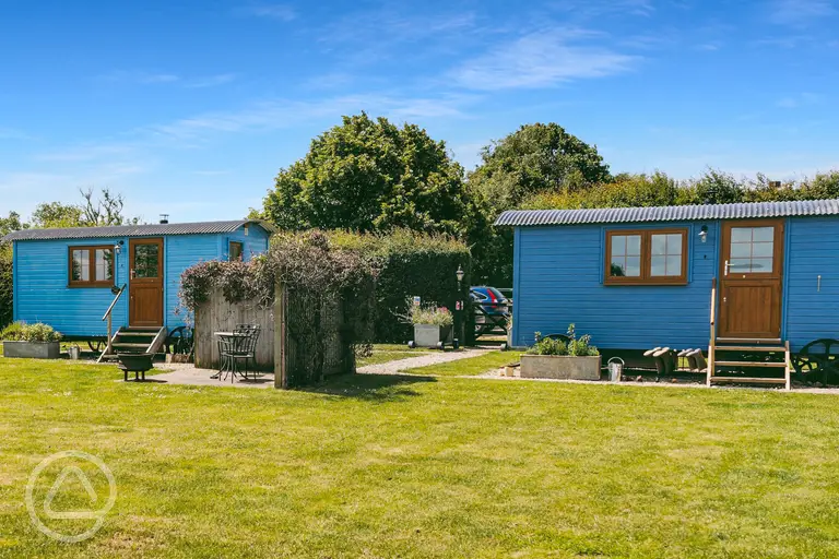 Shepherd's huts at Morndyke Shepherds' Huts