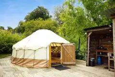 Yurt and private kitchen facilities