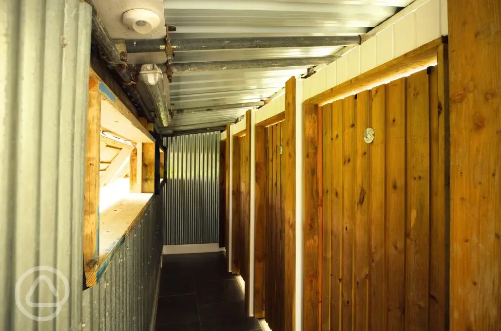 Showers at Glyncoch Isaf Farm