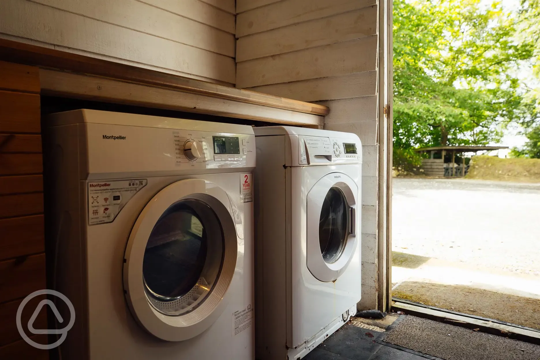 Washing machines at Glyncoch Isaf Farm