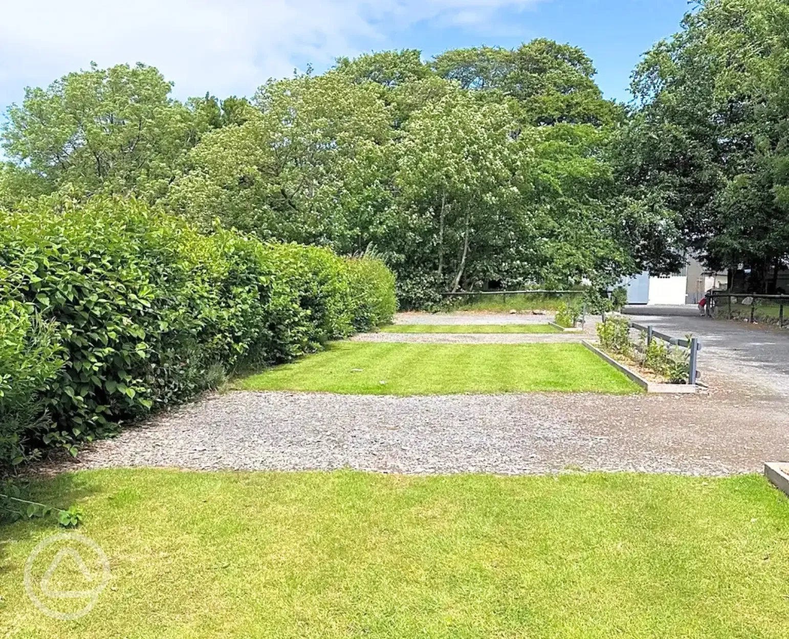 Optional electric hardstanding pitches with a 16 amp hook up