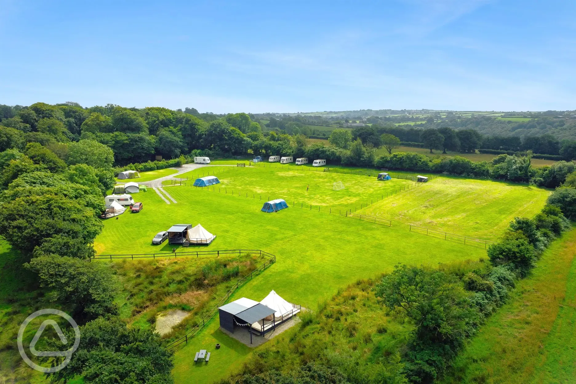 Aerial of the site