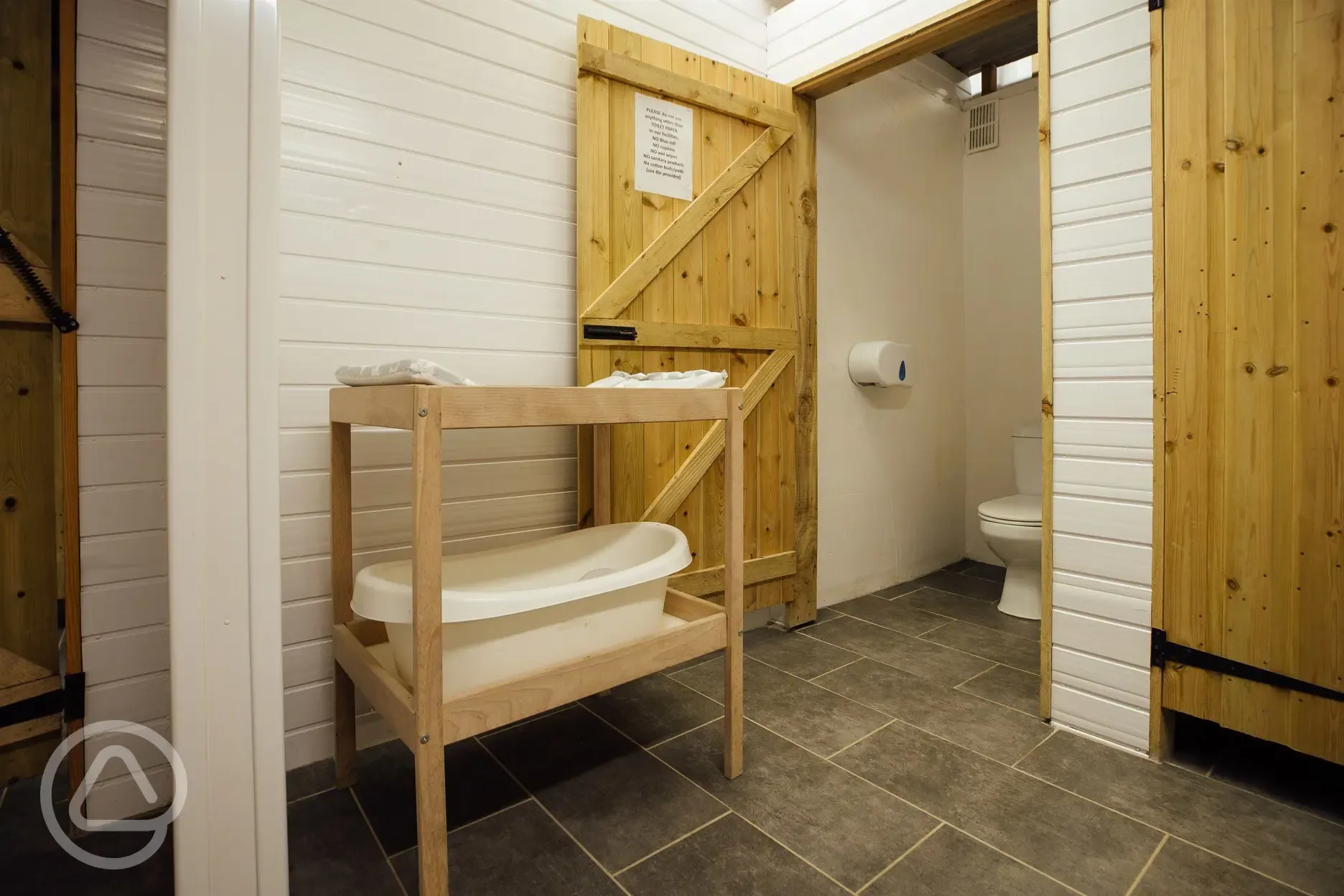 Family bathroom with baby changing facilities
