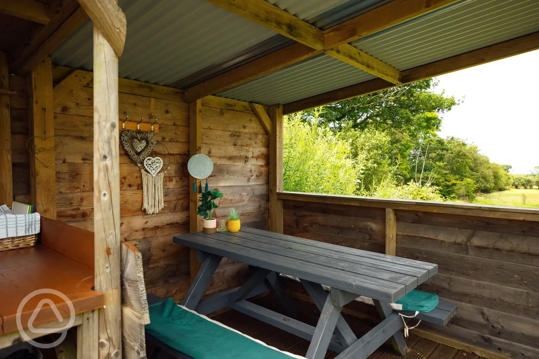 Yurt private kitchen