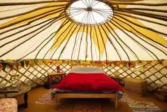Yurt interior