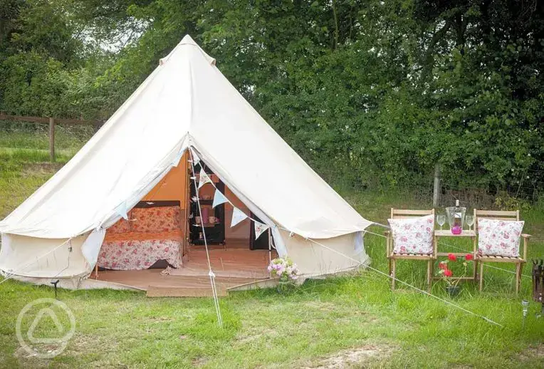 Bell tent exterior 