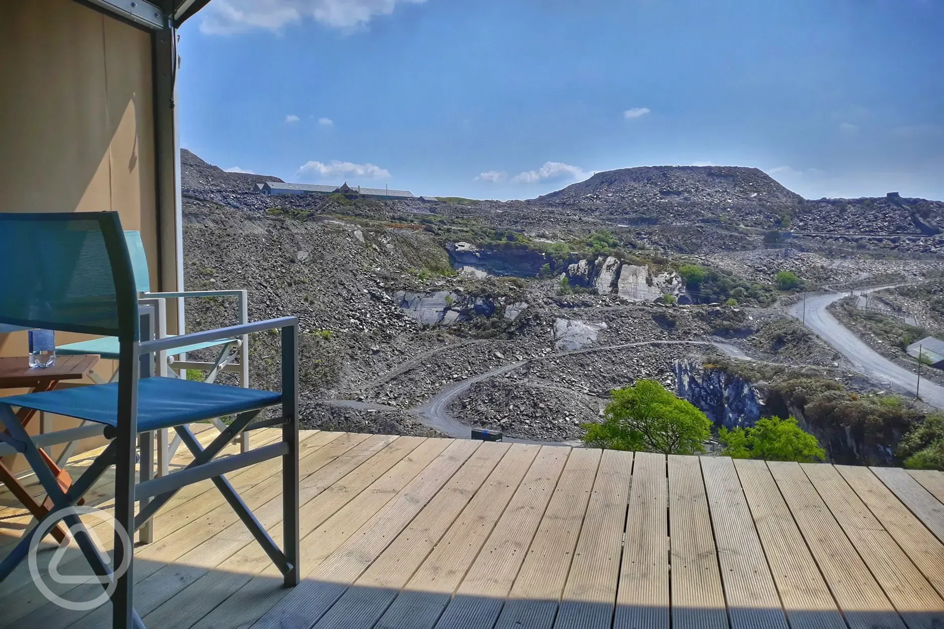 Glamping at the Slate Caverns - The View