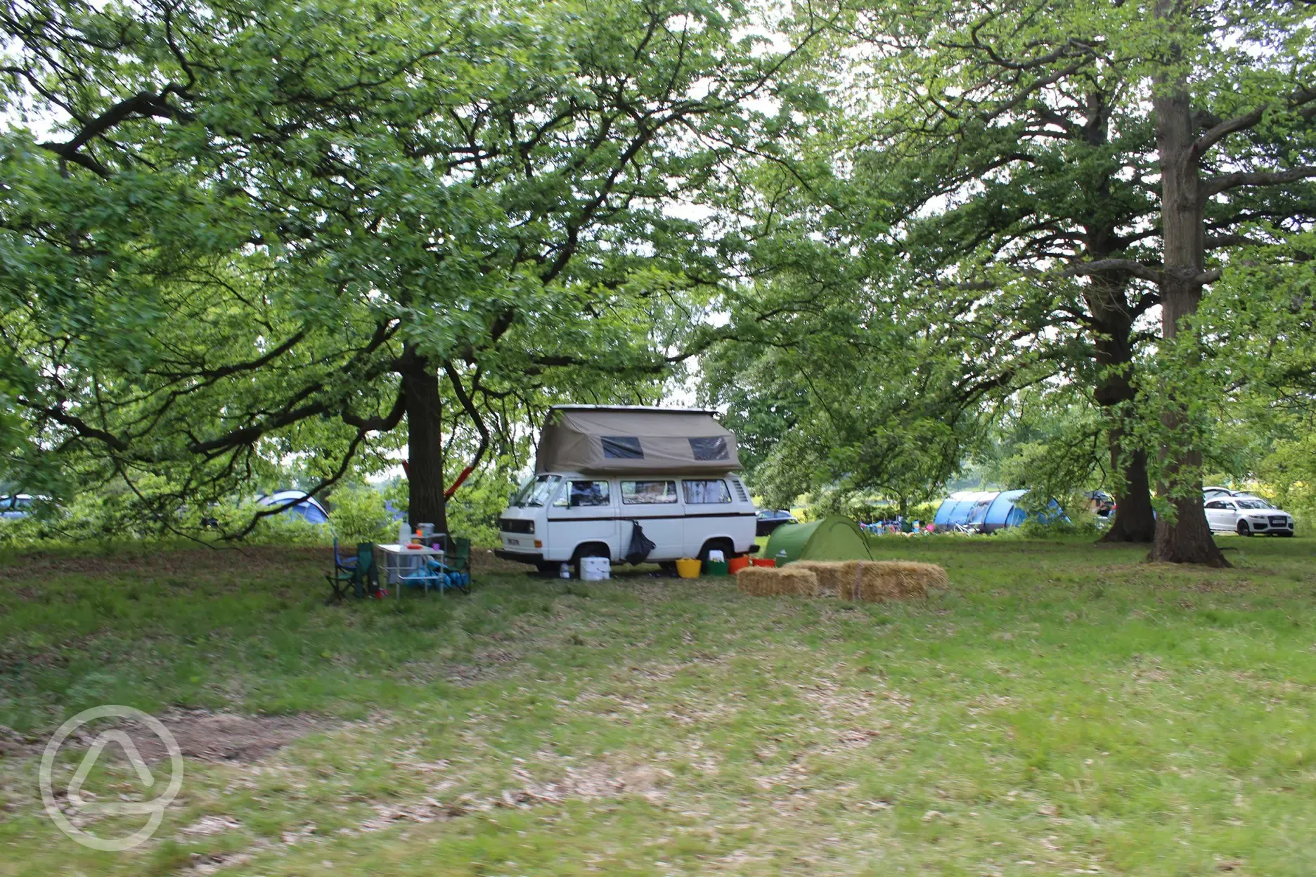 Campervan at Aldenham Country Park
