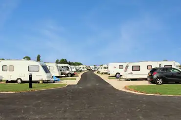 Fully serviced pitches with 10 amp electric, grey waste, water and TV aerial