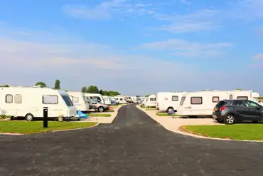 Fully serviced pitches with 10 amp electric, grey waste, water and TV aerial