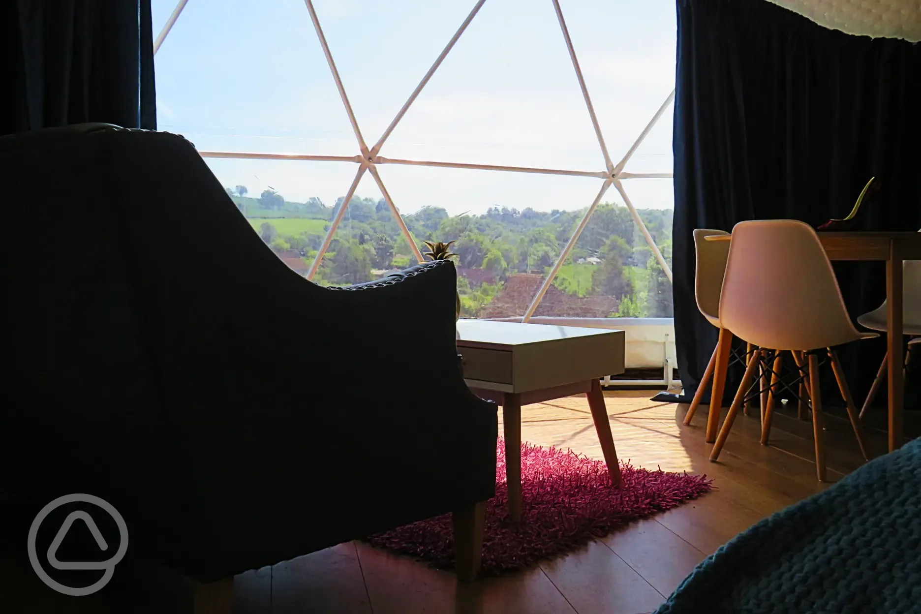 Dome Osprey seating area