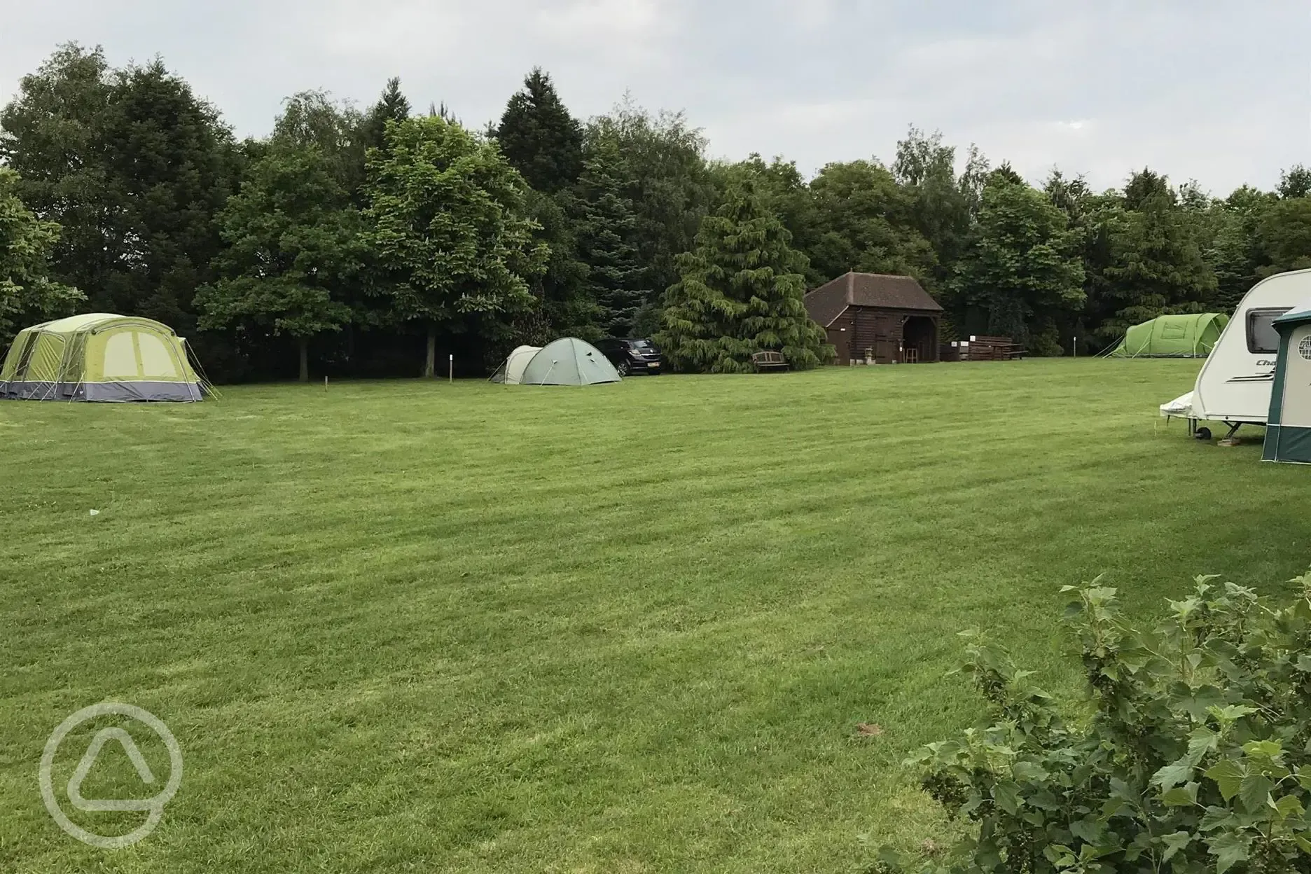 Herigerbi Park, a view across the campsite