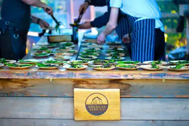 Fresh food available from the camp kitchen