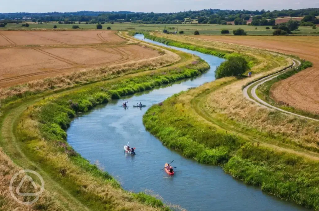 Nearby canoeing on the River Rother