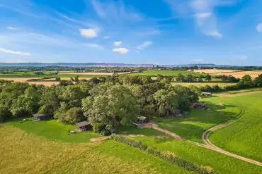 Aerial of the site