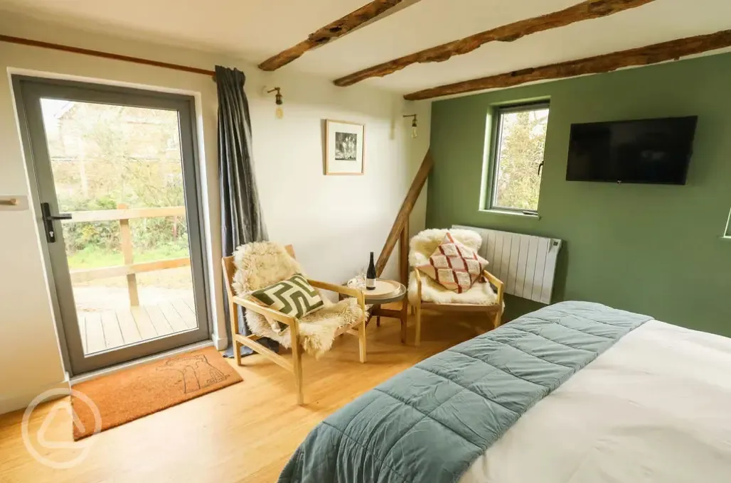 Ensuite glamping barns interior