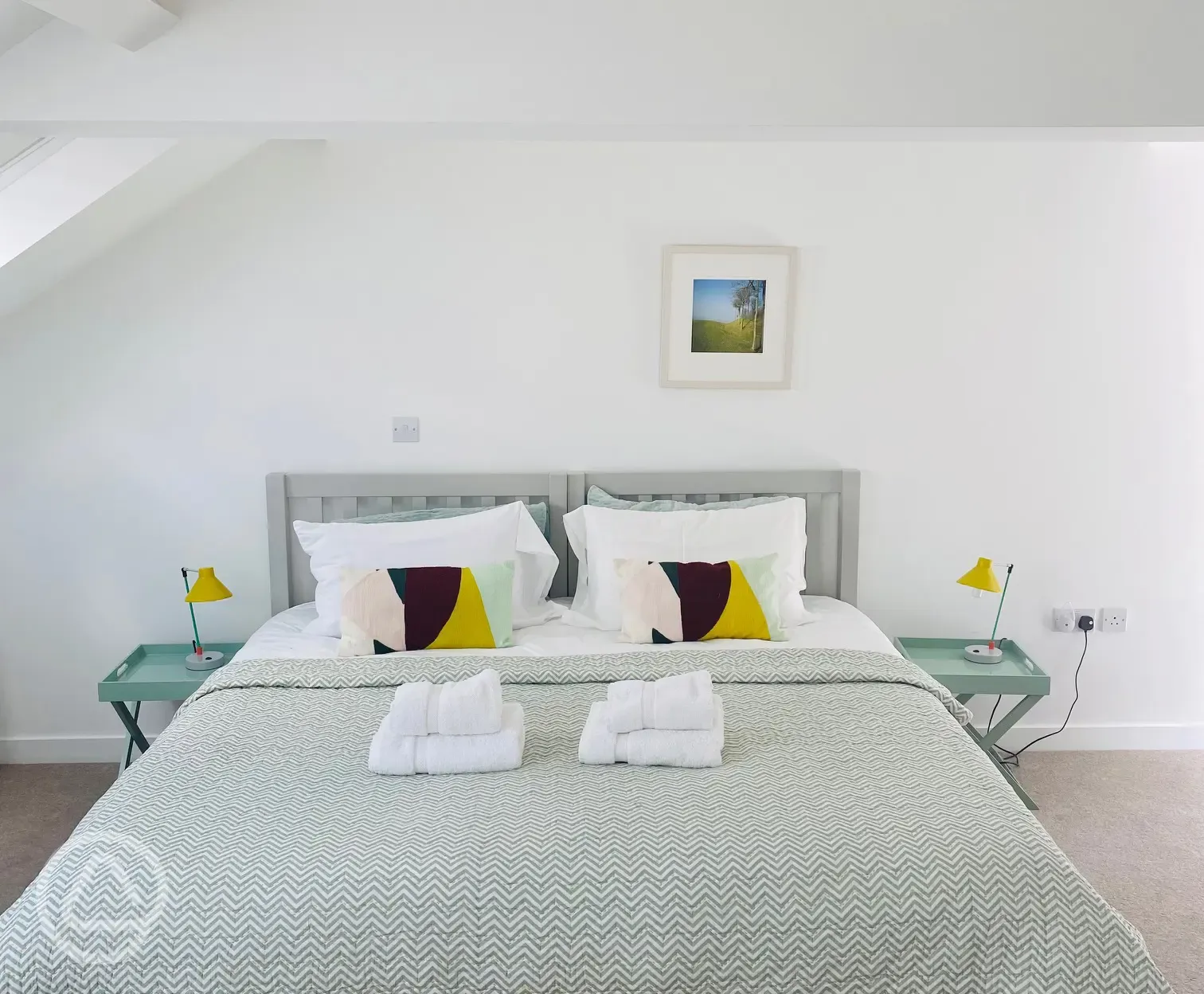 Ensuite glamping barns interior
