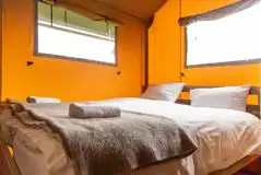 Safari tent double bedroom