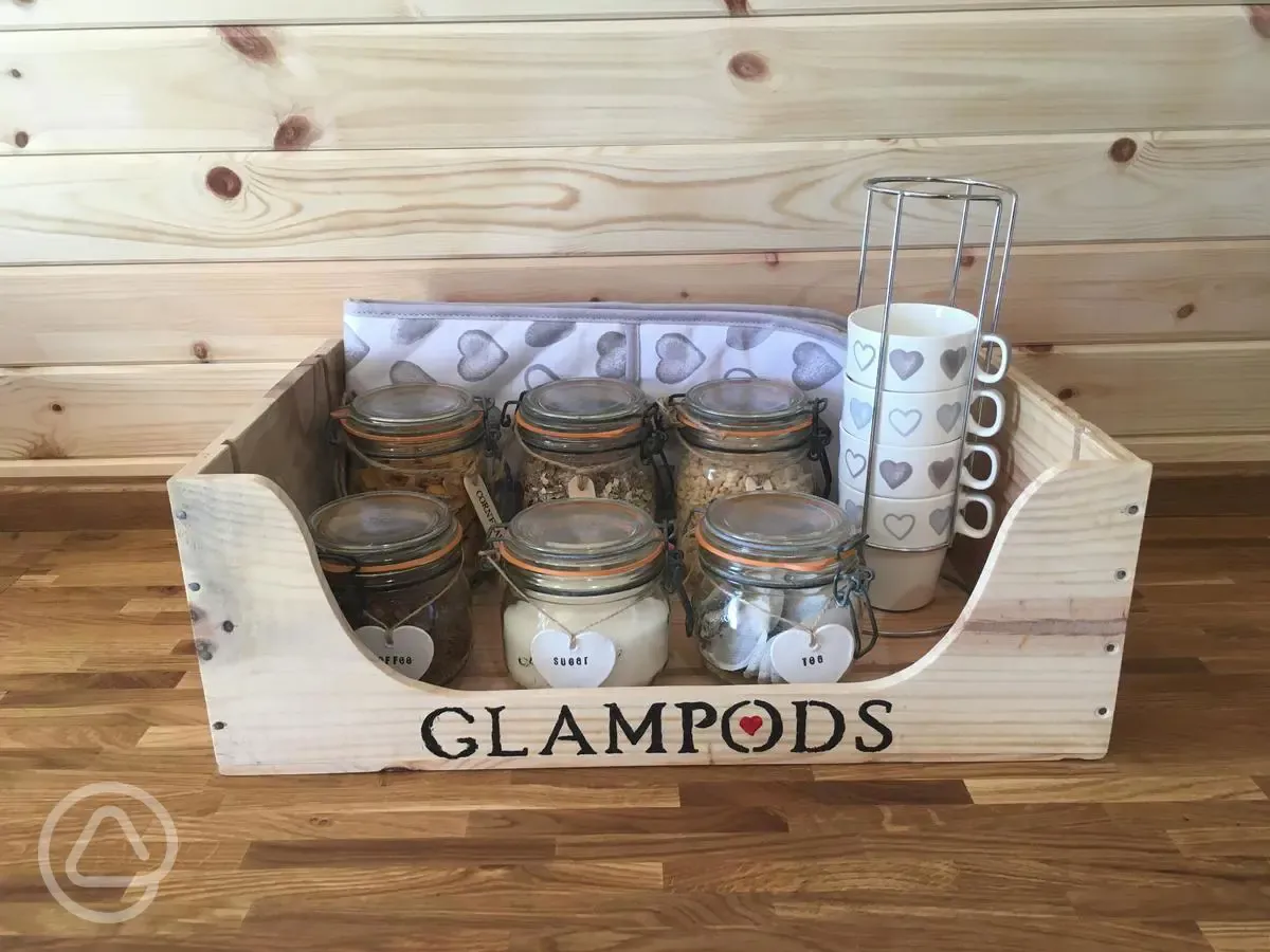 GlamPods Northumberland kitchen supplies