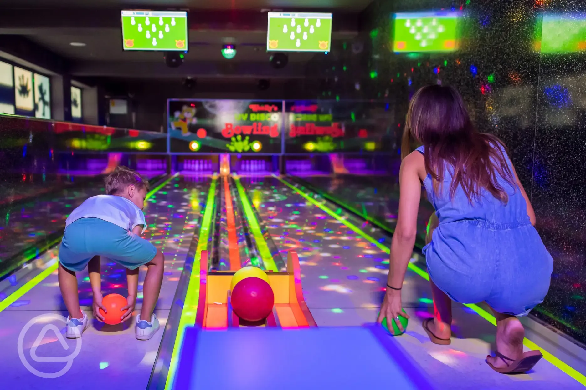 UV bowling alley