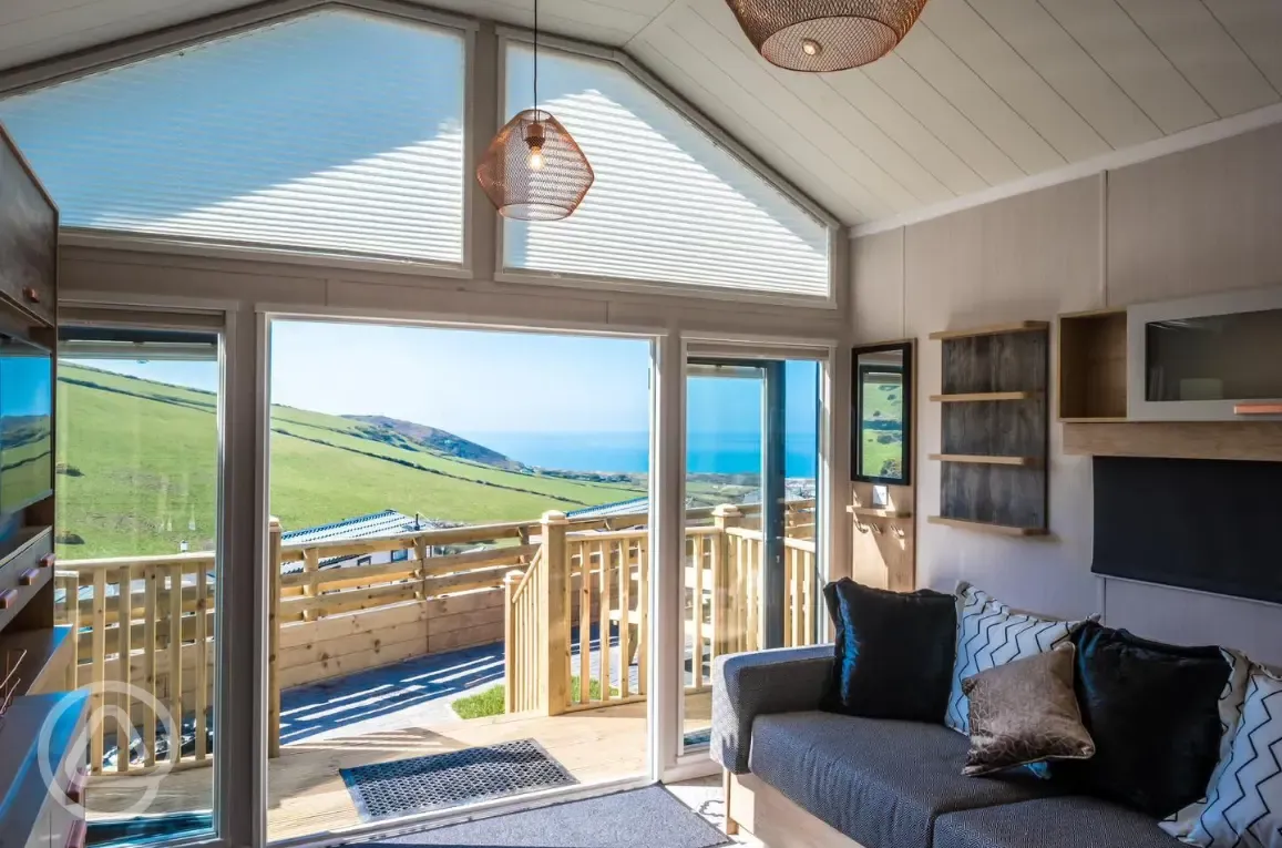 Sea view cabin interior