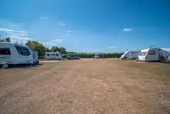 Electric grass and hardstanding pitches with 16 amp hook ups