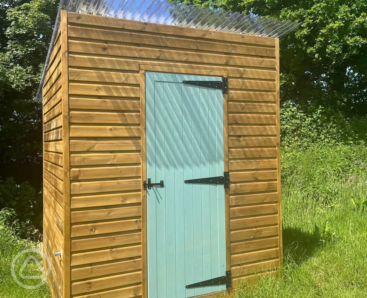 Ensuite bell tent compost loo 