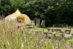 Furnished bell tent Furnished bell tent