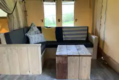 Safari tent interior Safari tent interior