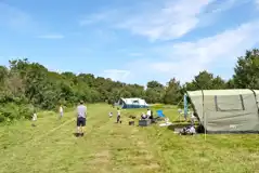 Family friendly campsite with grass pitches